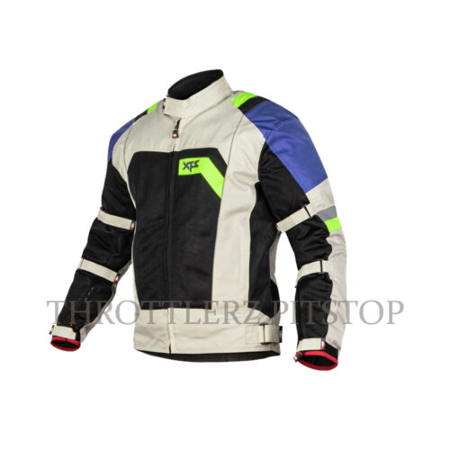 SPEEDWAY JACKET GREEN BLUE FRONT