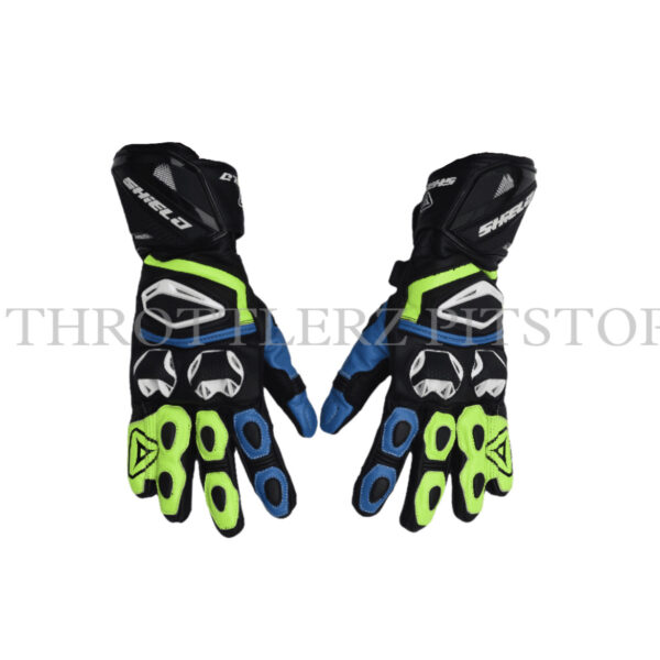 SHIELD VIPER FULL GUANTLET GLOVES 2.0 KNOX : BLUE/NEON