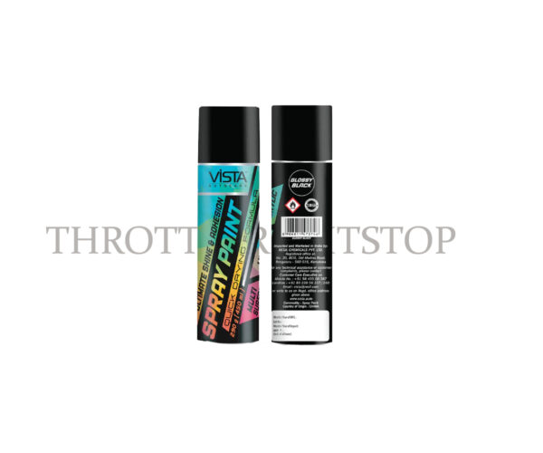 VISTA SPRAY PAINT BLACK GLOSSY