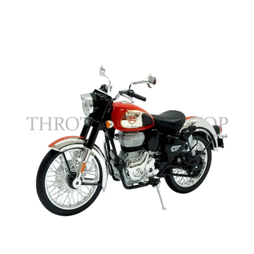 MAISTO ROYAL ENFIELD CHROME RED Throttlerz