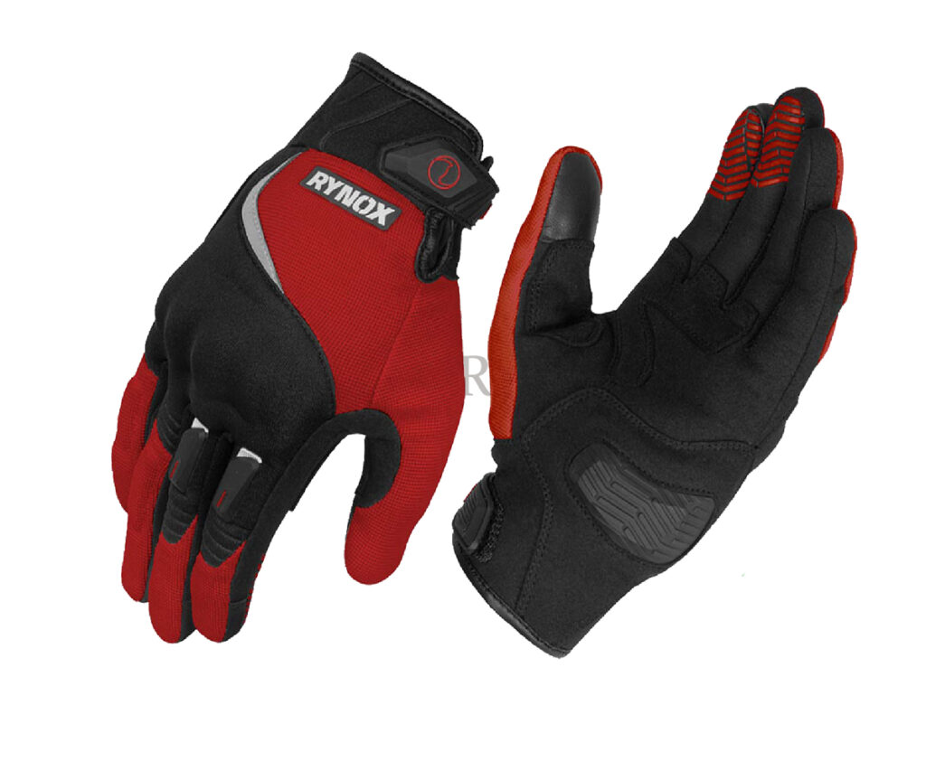 RYNOX HELIUM GT MOTORSPORT GLOVES:RED – Throttlerz-