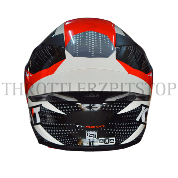 KYT TT REVO GEAR BLK/RED - Image 4