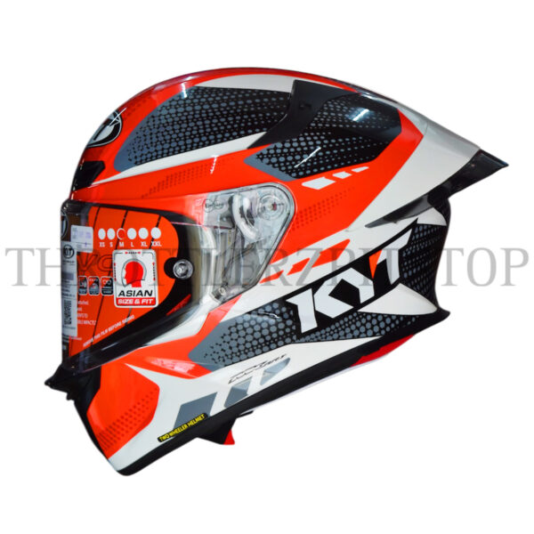 KYT TT REVO GEAR BLK/RED