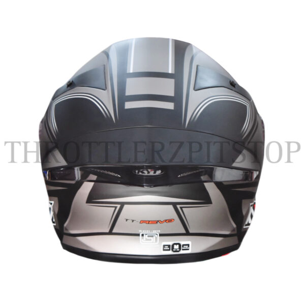KYT TT REVO TOURIST MATT COOL GREY - Image 4