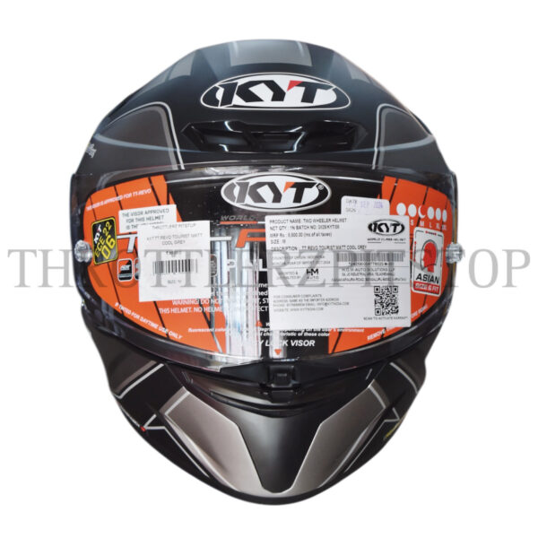 KYT TT REVO TOURIST MATT COOL GREY - Image 2