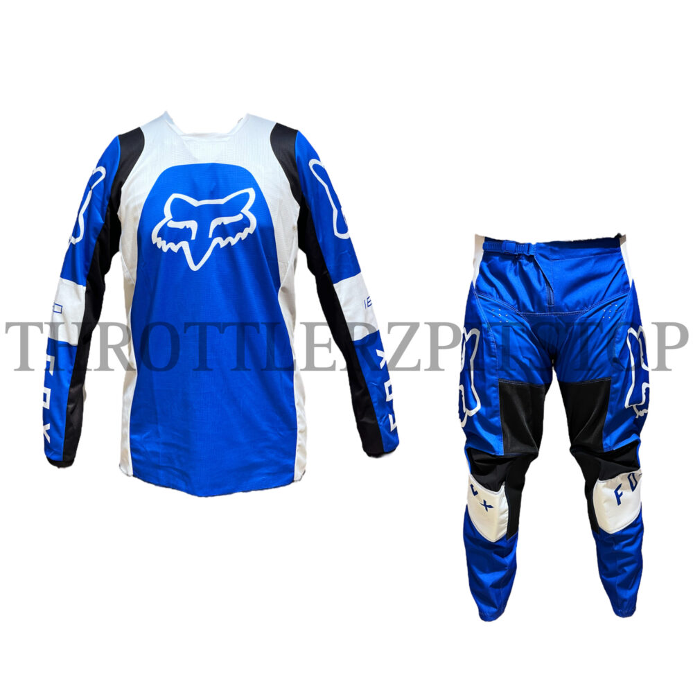 FOX  180 JERSEY : BLUE/WHITE - Image 2