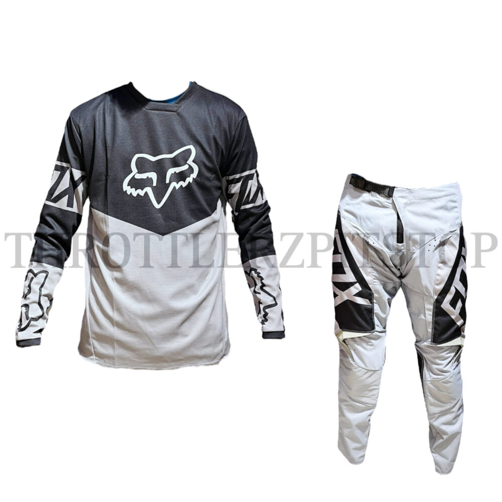 FOX  180 JERSEY : DARK GREY/BLACK