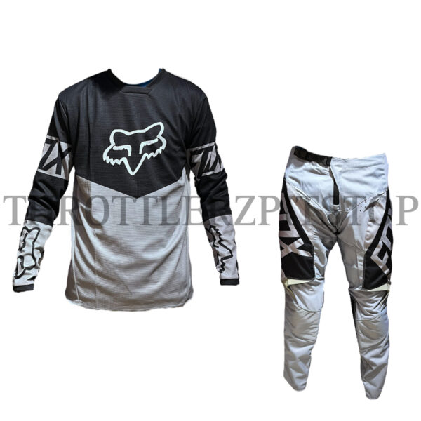 FOX  180 JERSEY : DARK GREY/BLACK