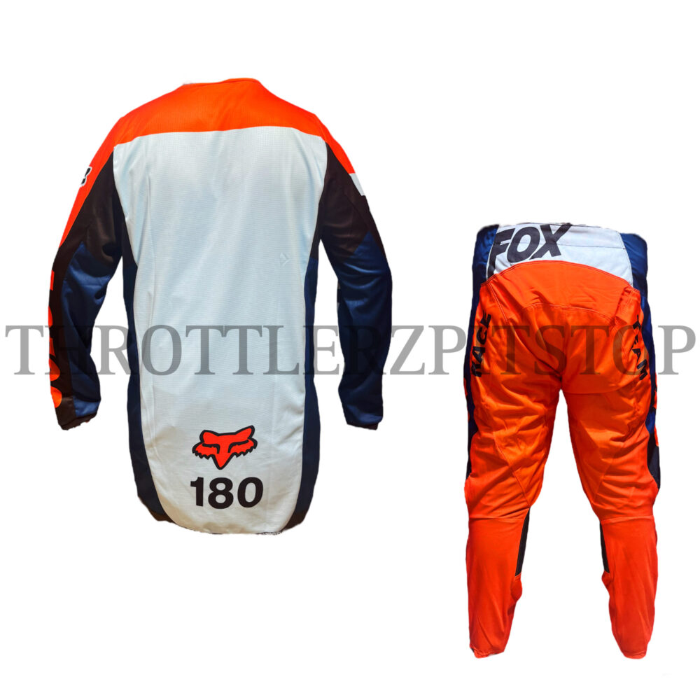 FOX  180 JERSEY : ORANGE /BLACK/BLUE - Image 2