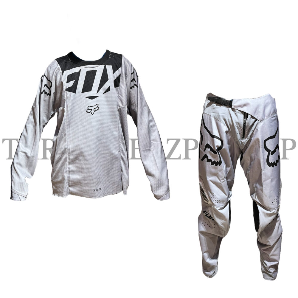 FOX  360 JERSEY :GREY/BLACK