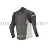 ALPINESTARS AIR FLOW LEATHER JACKET : WHITE - Image 2