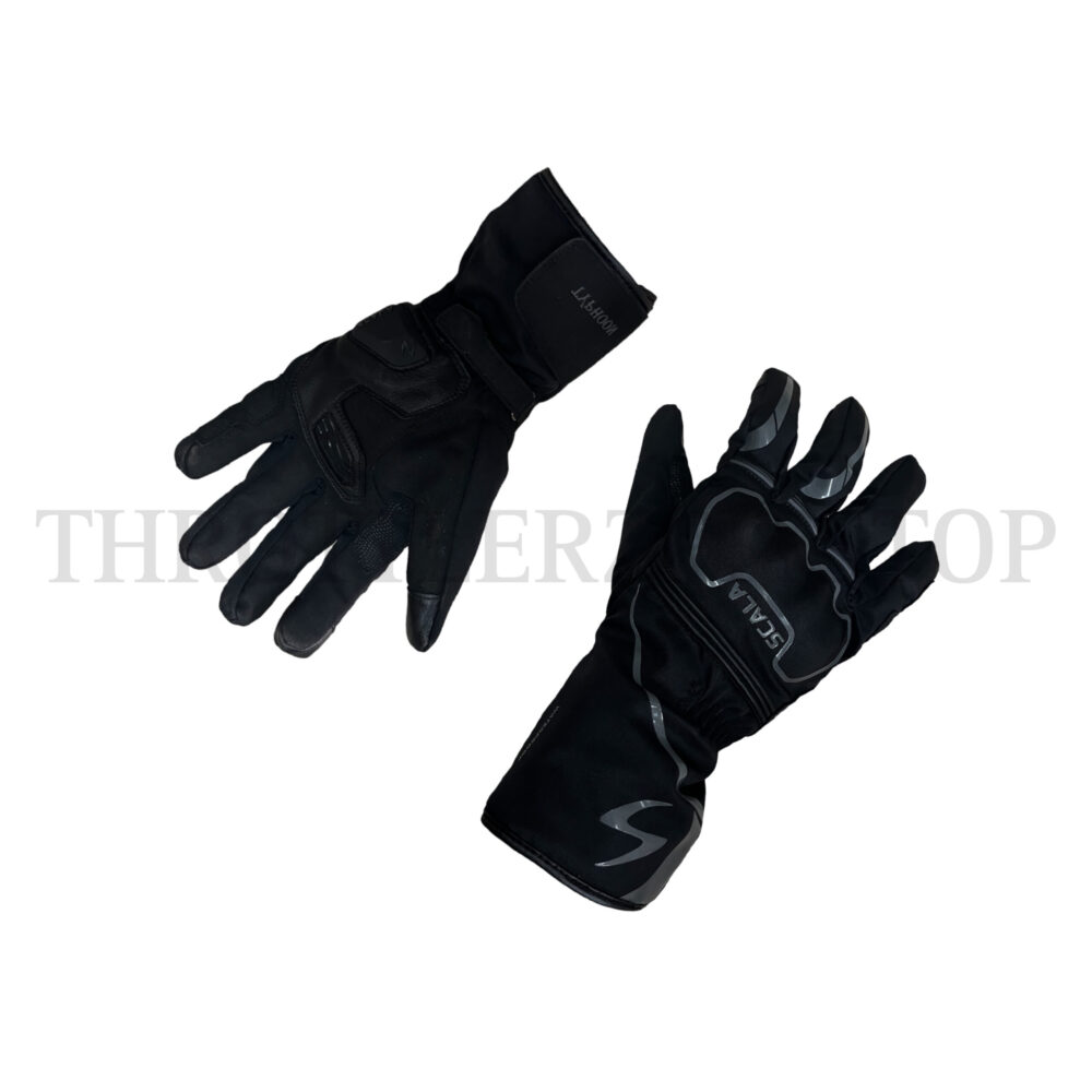 SCALA TYPHOON GLOVES : BLACK