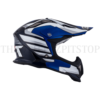 KYT STRIKE EAGLE-WHITE WINGS BLUE - Image 3