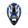 KYT STRIKE EAGLE-WHITE WINGS BLUE - Image 2