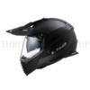 LS2 MX436 PIONER || SOLIDE MATT BLACK
