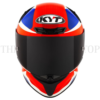 KYT TT REVO GEAR BLUE/RED - Image 2