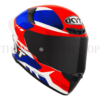 KYT TT REVO GEAR BLUE/RED - Image 3