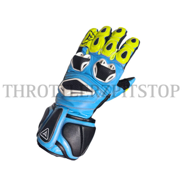 SHIELD VIPER FULL GUANTLET  2.O GLOVE  : BLUE/NEON - Image 2