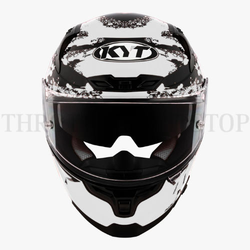 KYT STRIKER 2V NEUTRON WHITE - Image 2