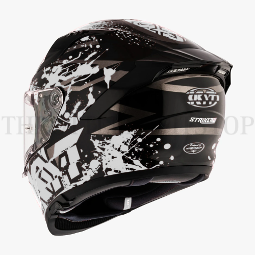 KYT STRIKER 2V NEUTRON WHITE - Image 4