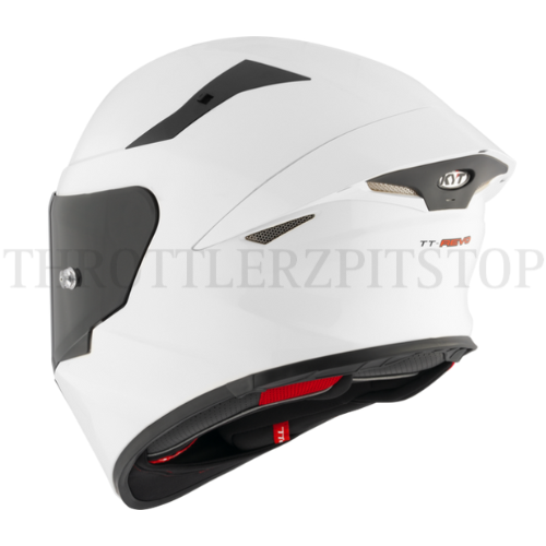 KYT TT REVO PLAIN WHITE - Image 4