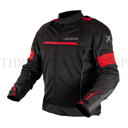 AXOR CRUISE 2 JACKET : BLACK – RED