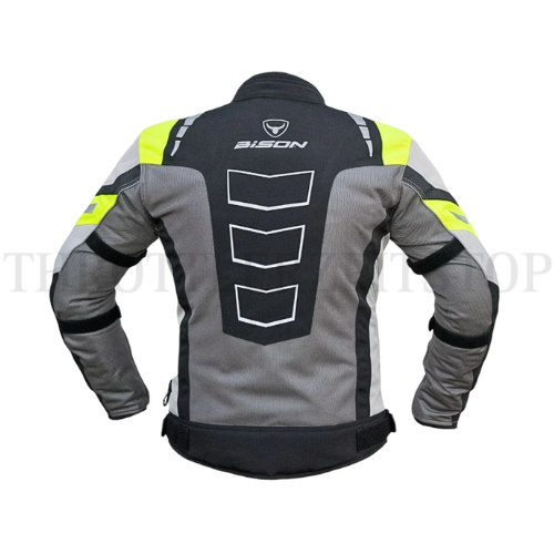 BISON MASCULINE JACKET V2 : GREY/NEON - Image 2