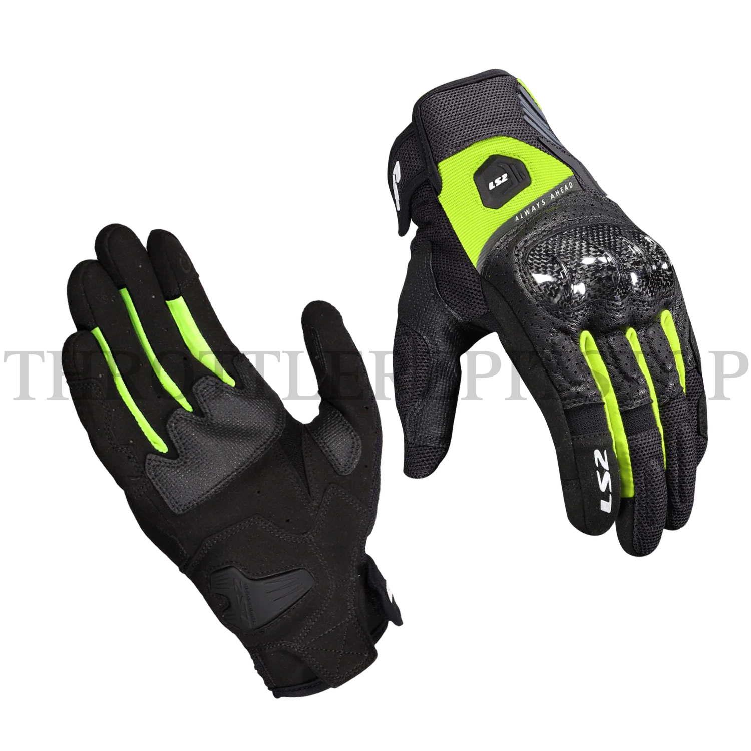 LS2 ATOM MAN GLOVE : NEON