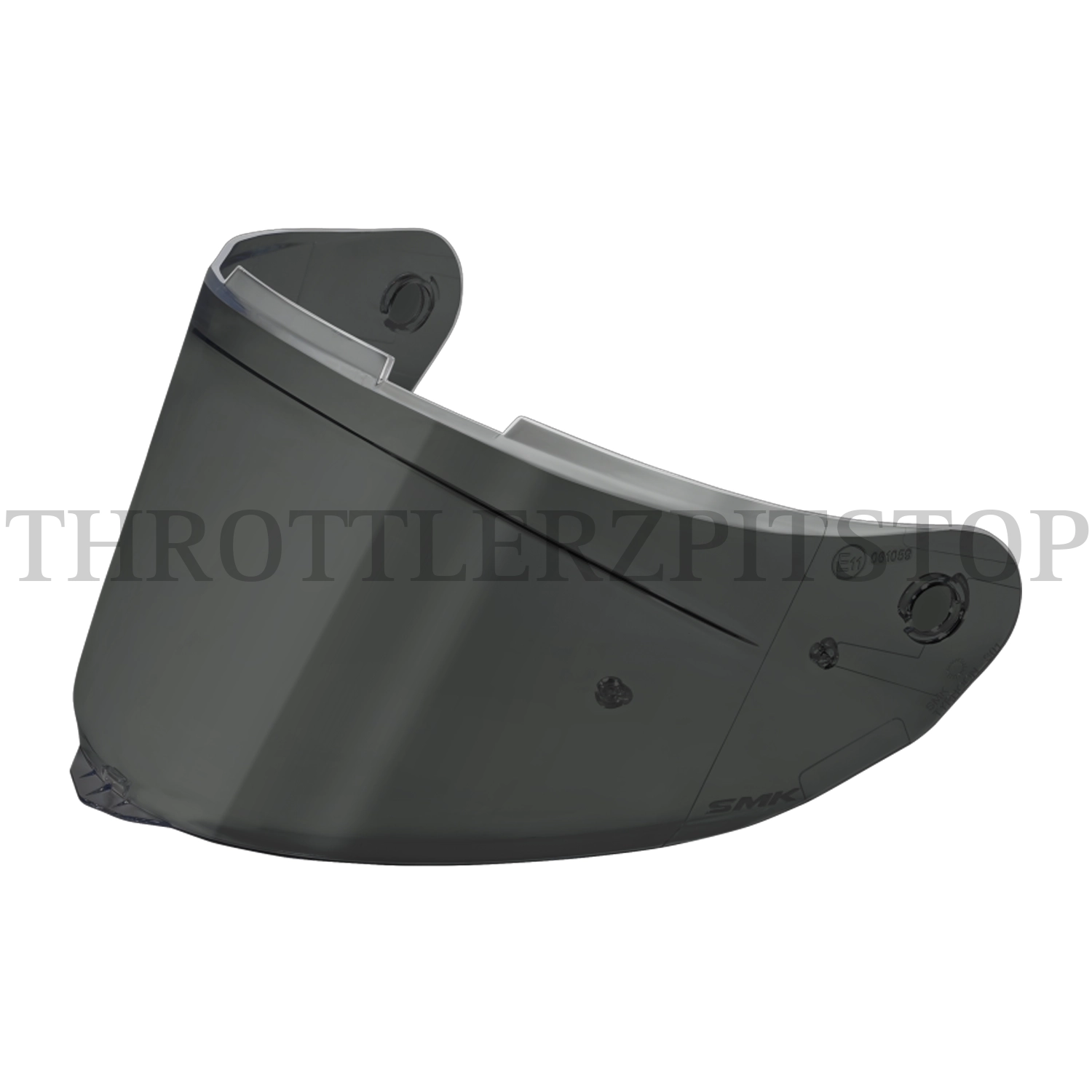SMK TYPHOON VISOR C/S 13C : SMOKE