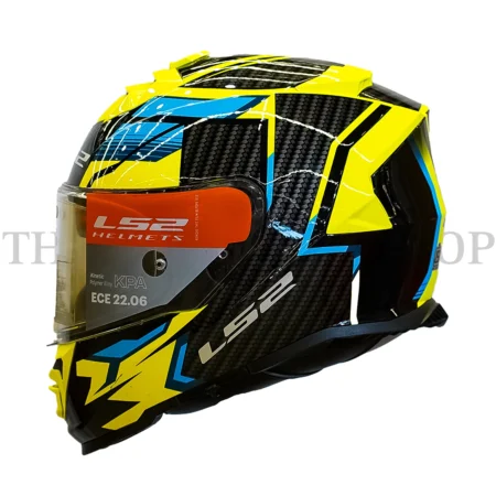 LS2 FF 800 STORM ll TRACKER BLACK H-V YELLOW 06