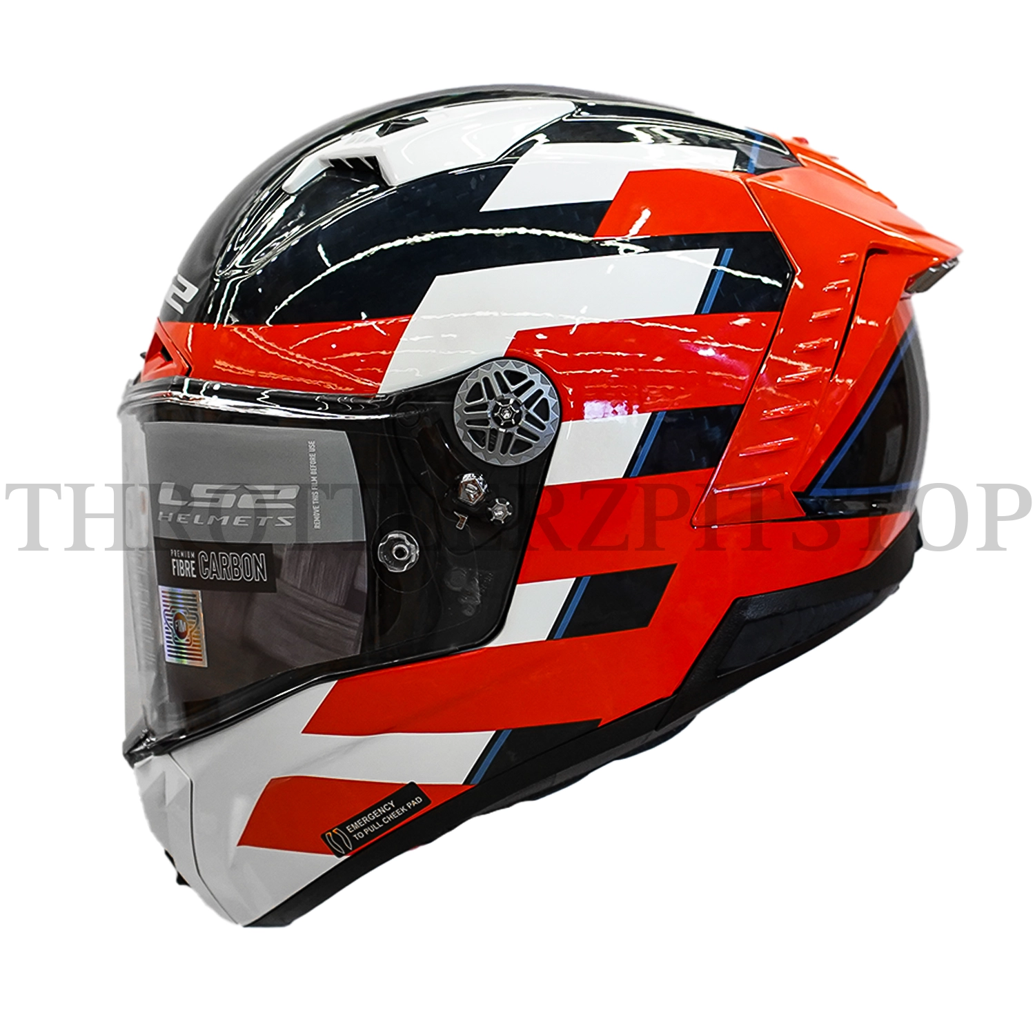 LS2 FF805 THUNDER C GP (FIM) ALLIANCE RED BLUE WHITE