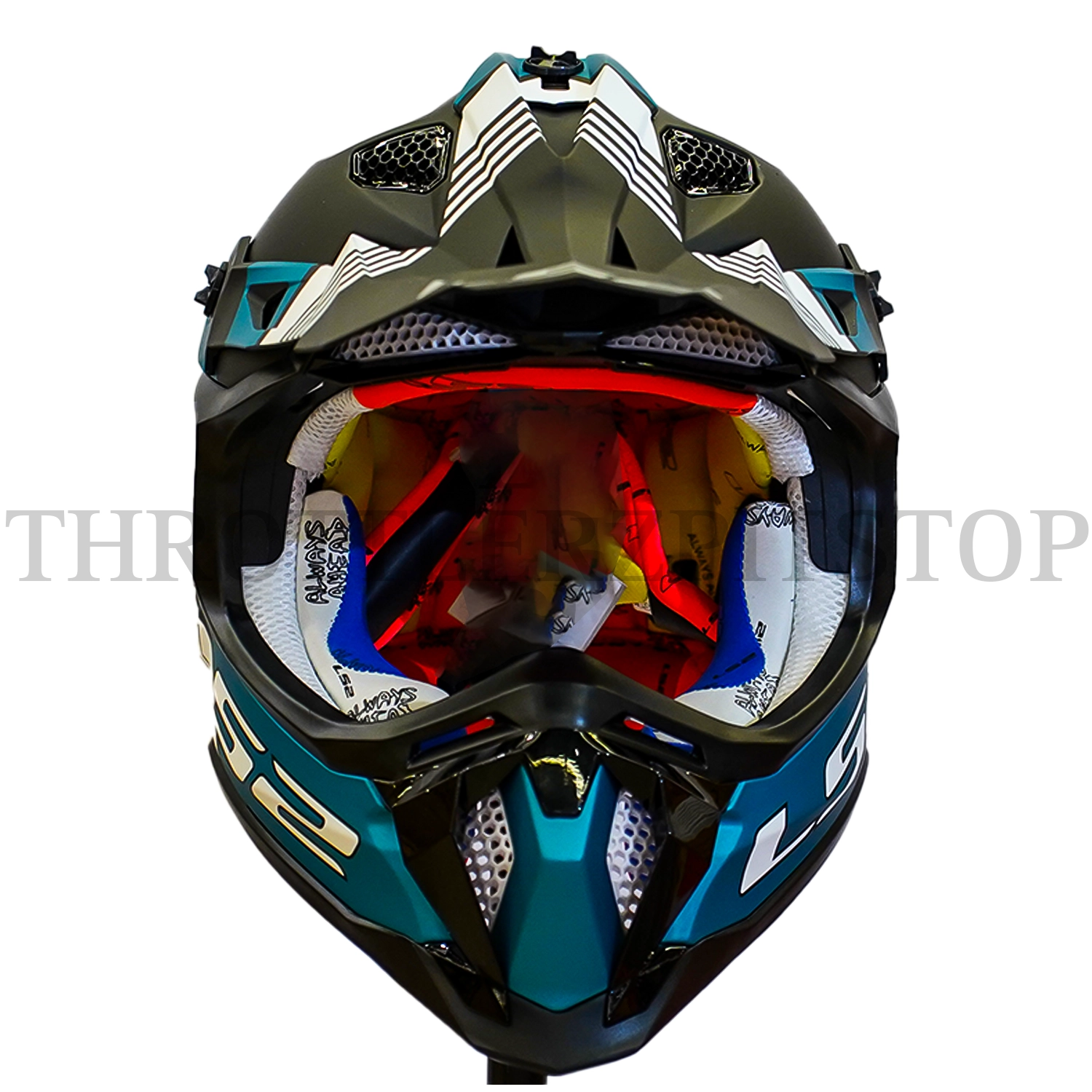 LS2 MX700 SUBVERTER MAX MATT BLACK TURQUPSIE - Image 2