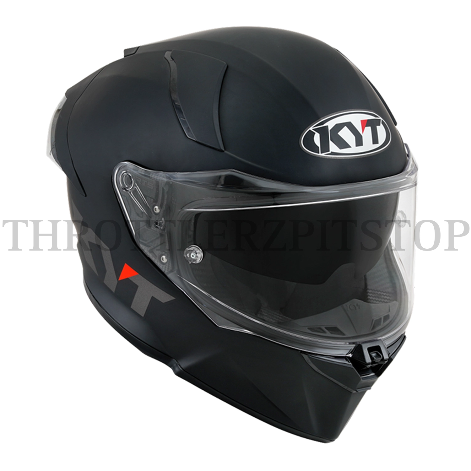 KYT R2R PRO PLAIN MATT BLACK - Image 2