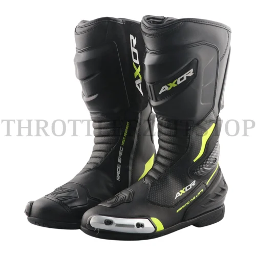 AXOR RACER TEC BOOT:BLK/NEON/GREEN