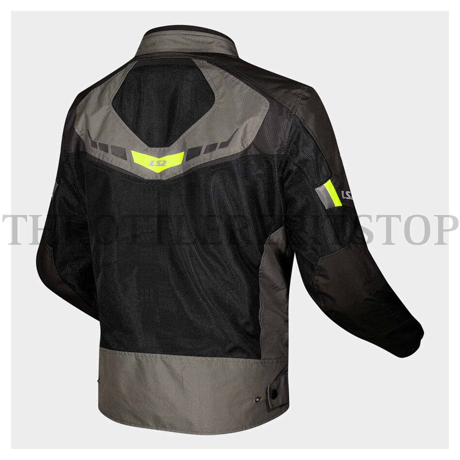 LS2 GARDA AIR MAN JACKET : BLACK NEON - Image 2