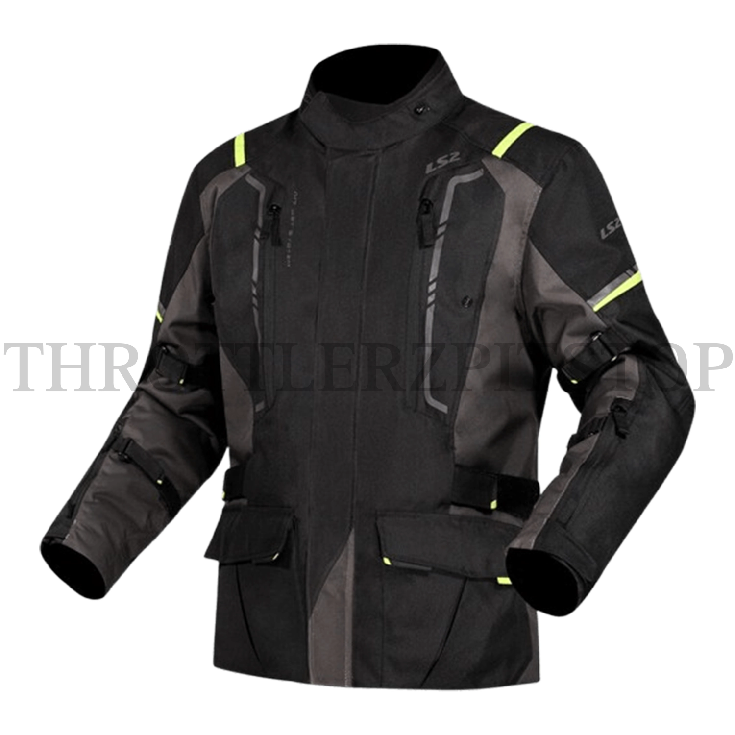 LS2 NARVIK MAN JACKET : GREY NEON