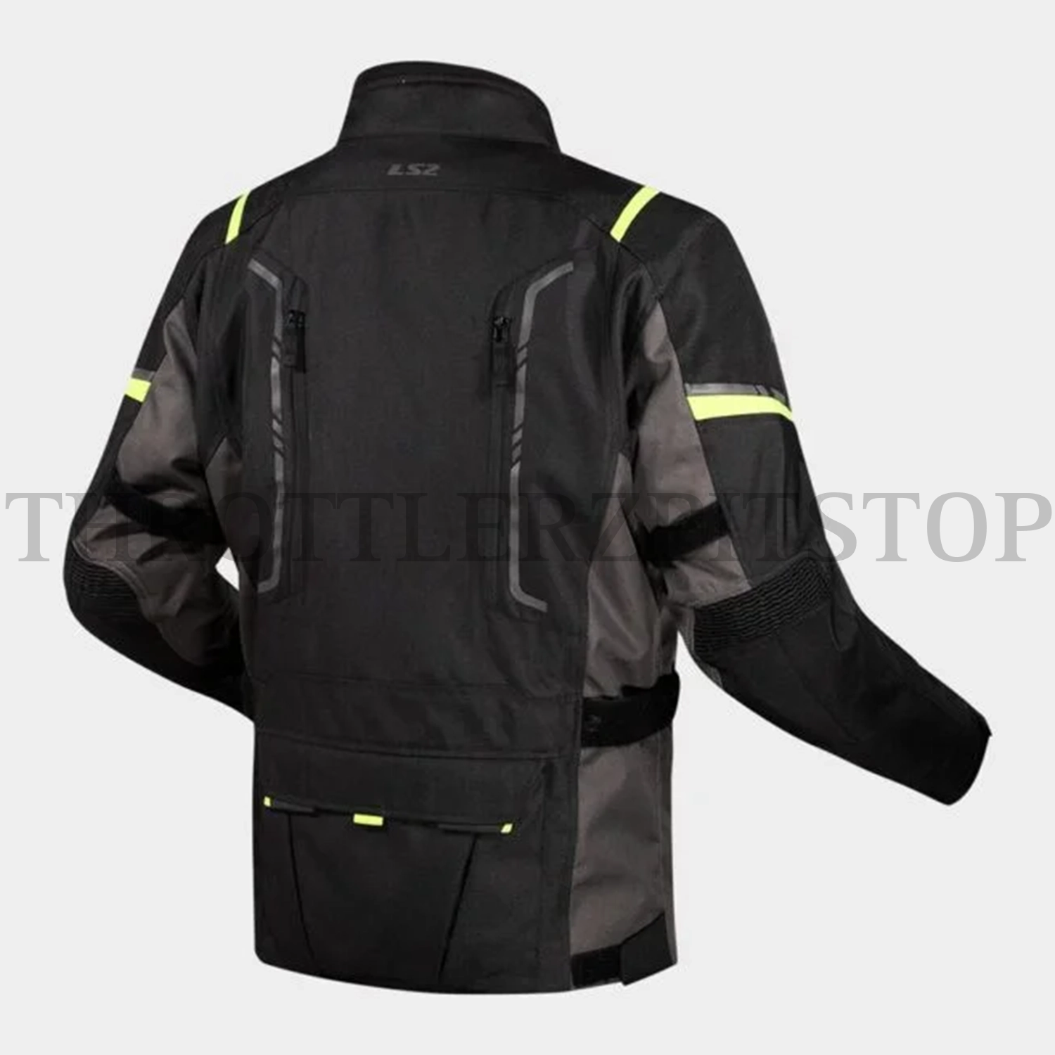 LS2 NARVIK MAN JACKET : GREY NEON - Image 2