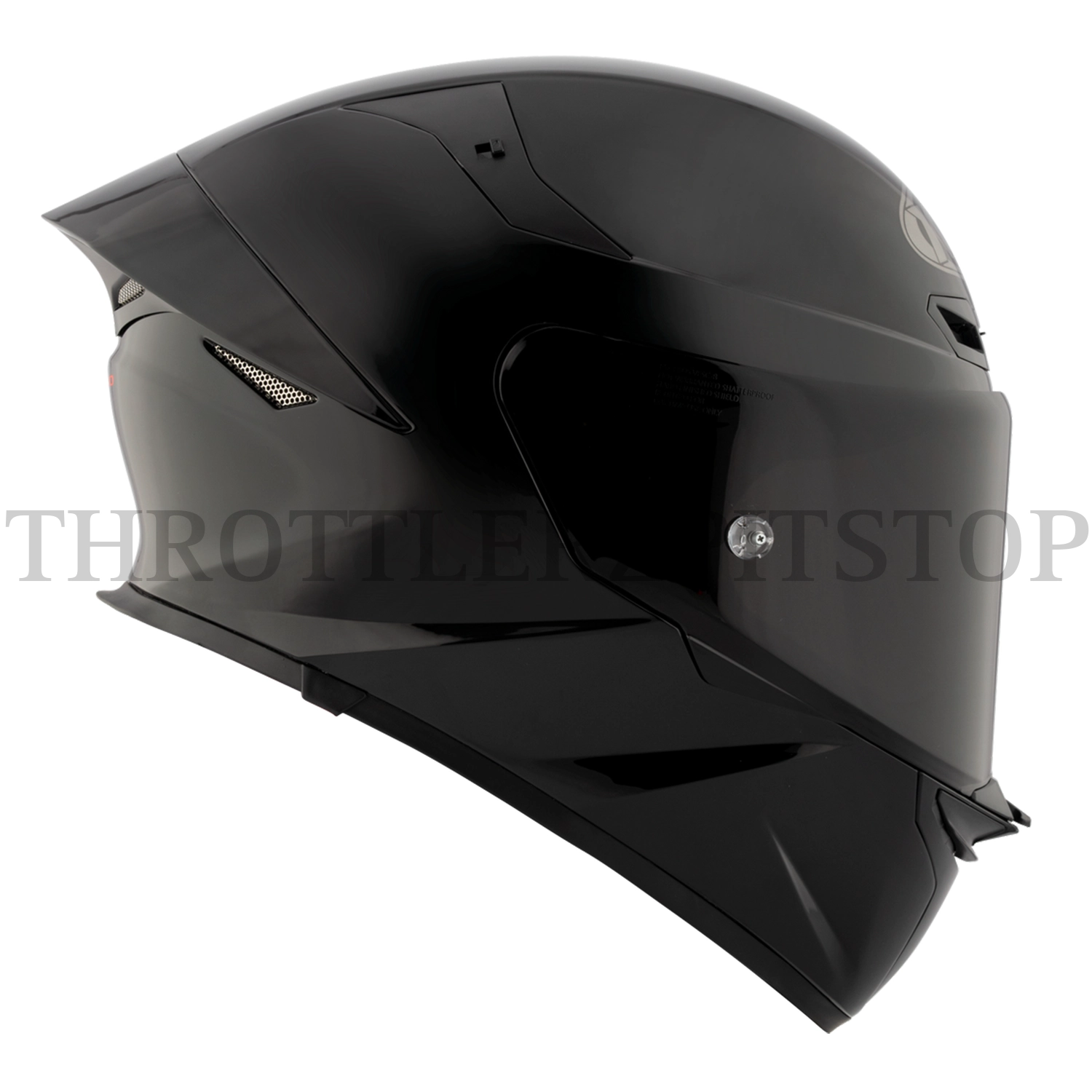 KYT TT REVO SOLIDE BLACK - Image 3