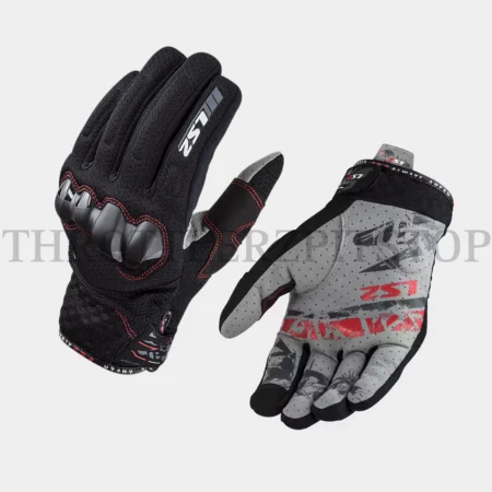LS2 CHAKI MAN GLOVES:BLACK