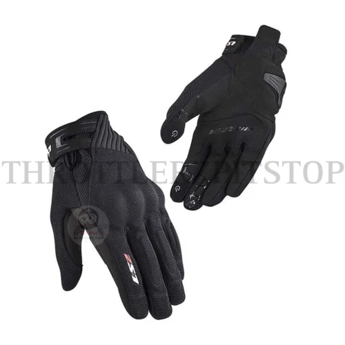 LS2 DARK II EVO MAN GLOVES :BLACK