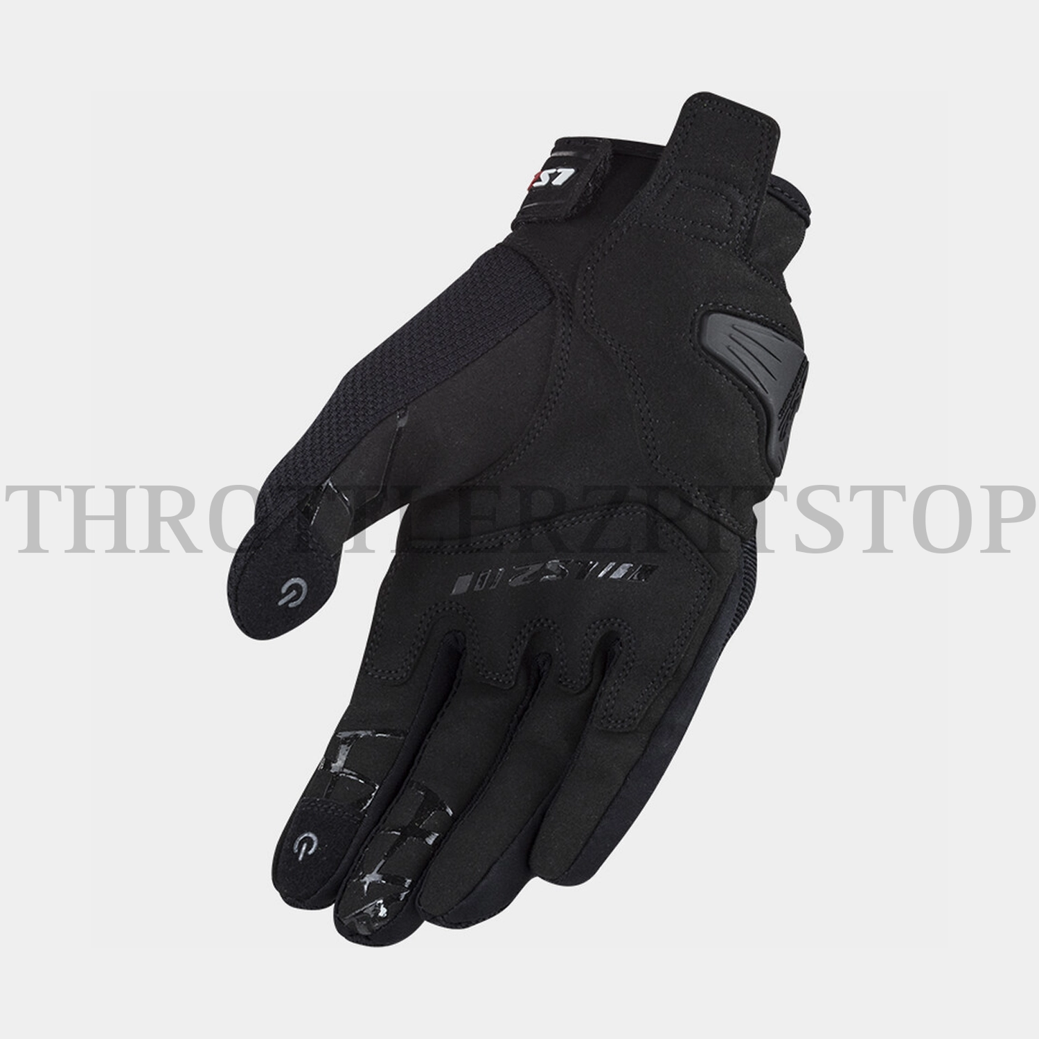 LS2 DARK II EVO MAN GLOVES :BLACK - Image 2