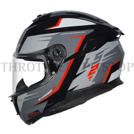 LS2 FF 320 STREAM II METEOR BLACK RED - 06