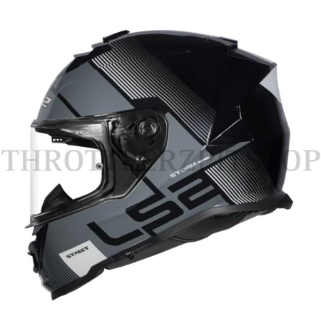 LS2 FF 800 STORM || EPIC BLACK WHITE - 06