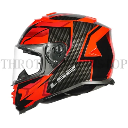 LS2 FF 800 STORM ll TRACKER : BLACK /RED