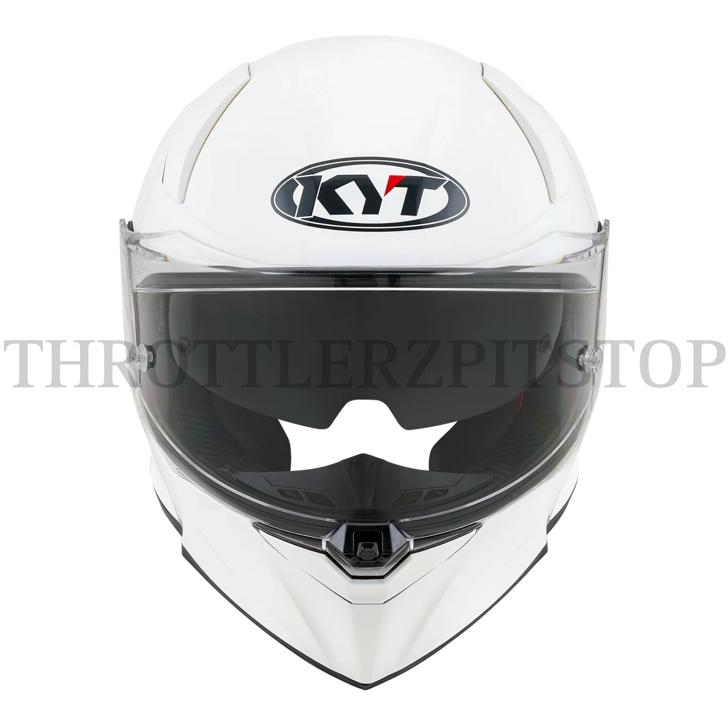KYT R2R PRO PLAIN PEARL WHITE - Image 2