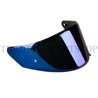 KYT TT COURSE VISOR : IRIDIUM BLUE