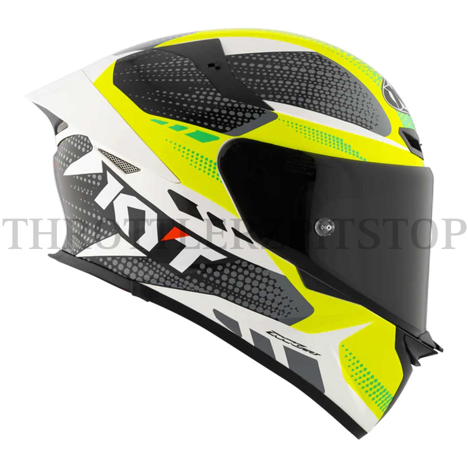 KYT TT REVO GEAR BLK/YELLOW - Image 3