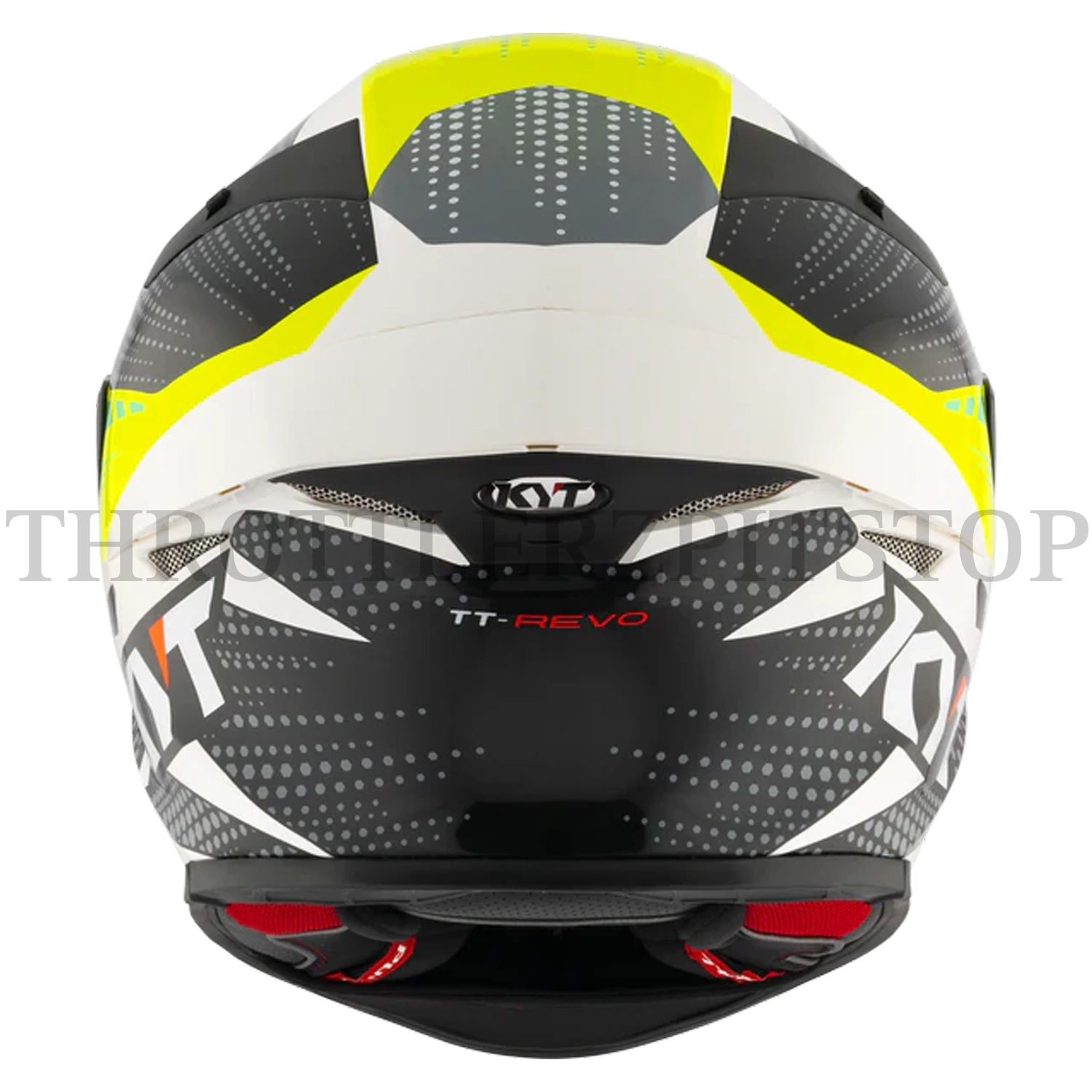 KYT TT REVO GEAR BLK/YELLOW - Image 4