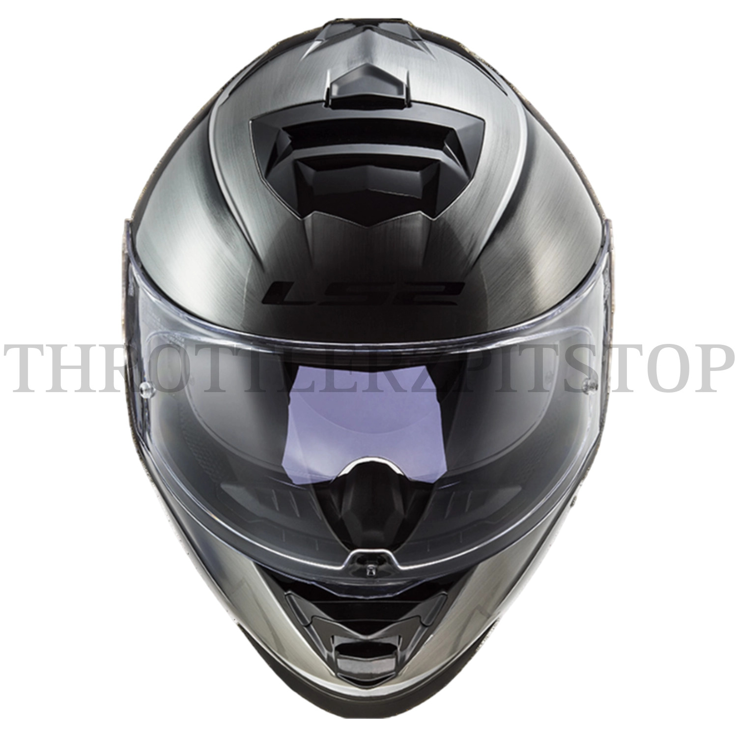 LS2 FF 800 STROM || SOLID JEANS TITANIUM - Image 2
