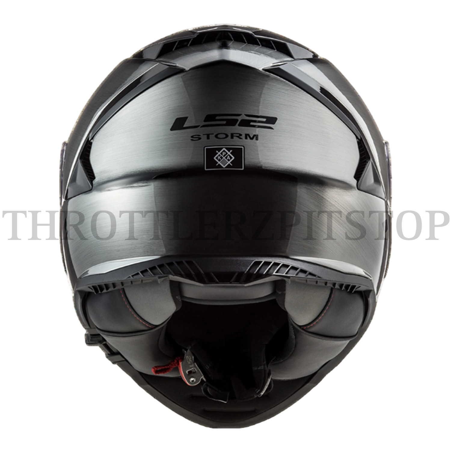 LS2 FF 800 STROM || SOLID JEANS TITANIUM - Image 3